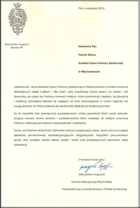 DPS Wi�ckowice - Jubileusz 60-lecia